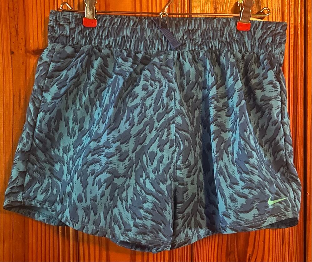NWT Nike Running Shorts w/ built in underwear blue 3’’ Youth XL Women’s Small